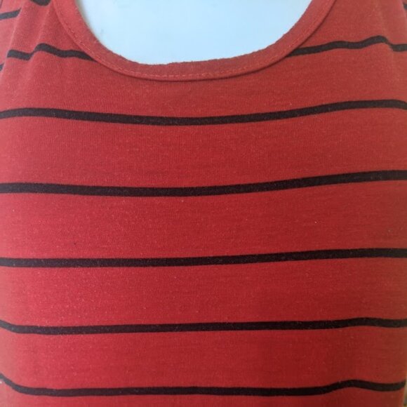 ---  Red Maxi Tank Dress Size Small - Picture 4 of 4